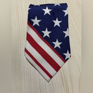 Patriotic Stars and Stripes Tie